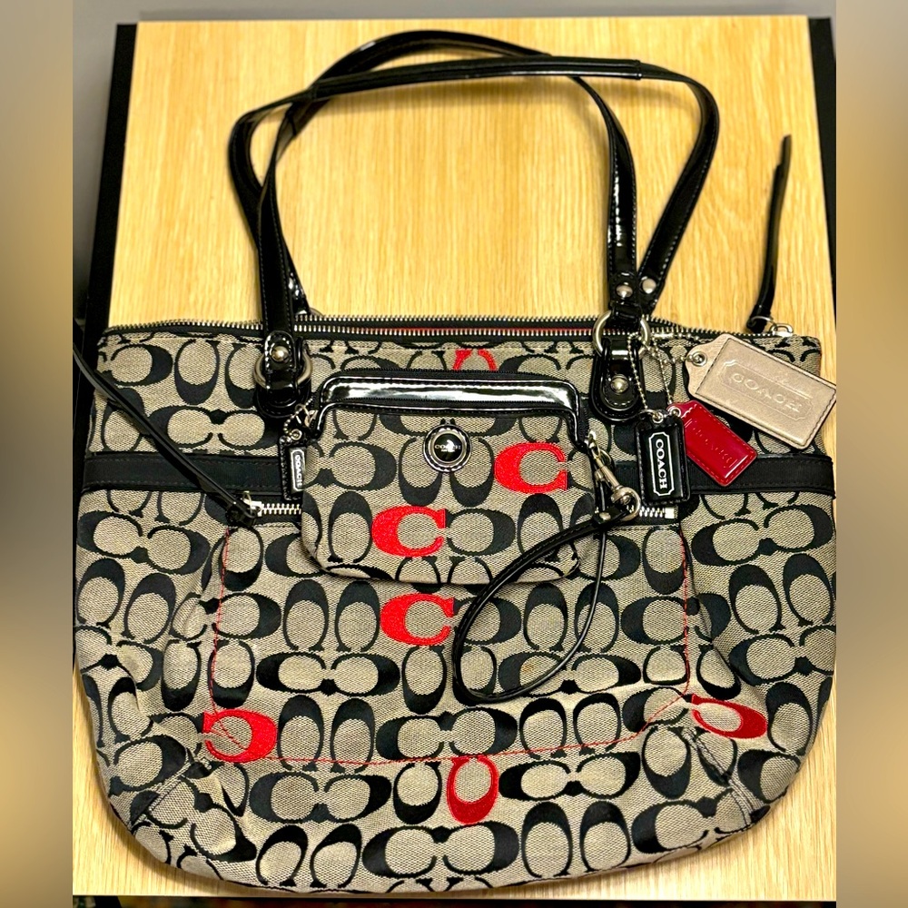 Matching Coach Purse and Wallet